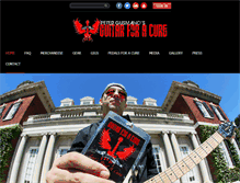 Tablet Screenshot of guitarforacure.com